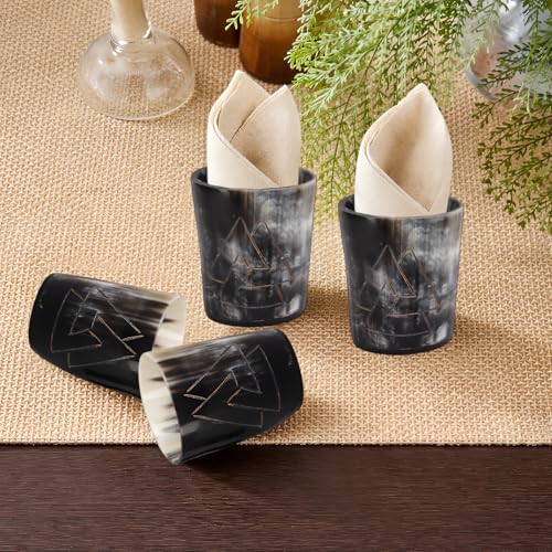 Viking Horn Shot Glasses Set of 4 (4 Count)
