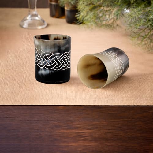 Viking Horn Shot Glasses Set of 12 (12 Count)