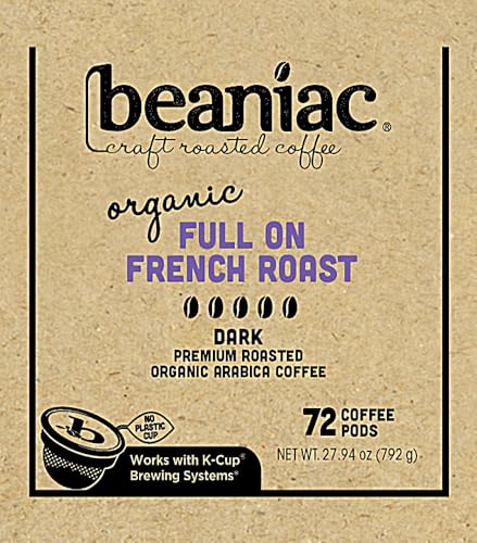 Organic Full On French Roast (72 Count)
