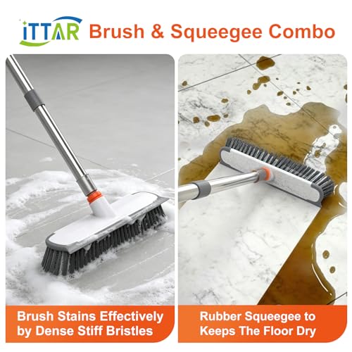 Floor Scrub Brush with Long Handle