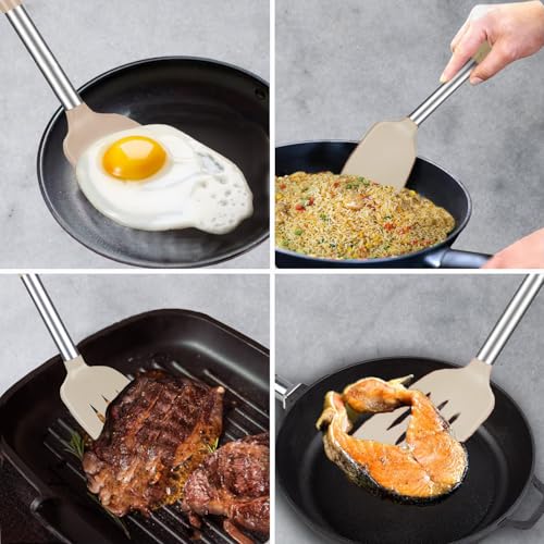 Silicone Spatula and Cooking Spoon (5 Count)