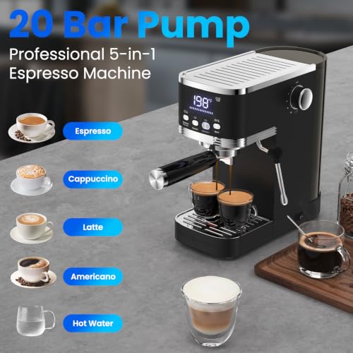 Espresso Machine with Adjustable Extraction Temperature