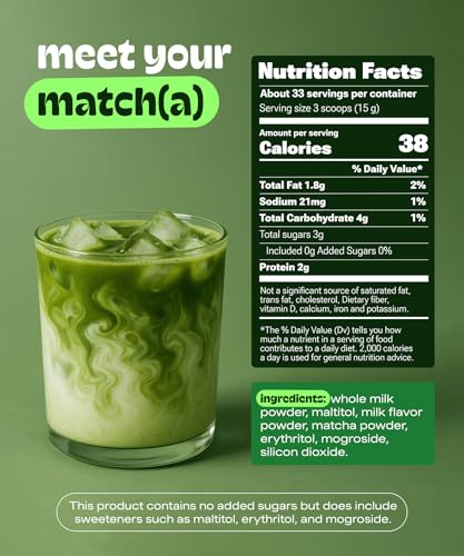 MatchaDNA Matcha Latte (17.6 Ounce)
