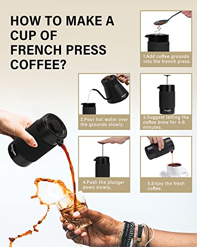 POLIVIAR French Press Coffee Maker
