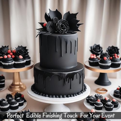 Black Fondant for Cake Decorating