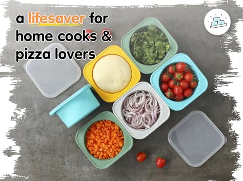 Stackable Silicone Artisan Pizza Dough Proofing Proving Boxes with Air