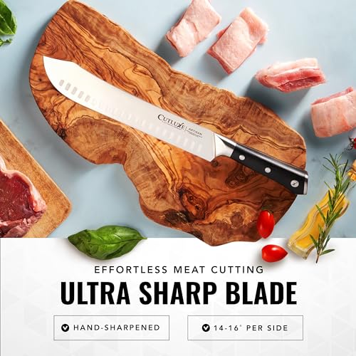 Butcher Knife 10" Bullnose Carving Knife for Meat