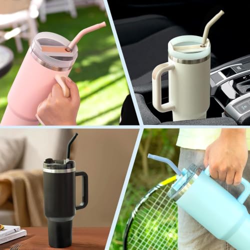 Straight Metal Straws for Stanley 40oz