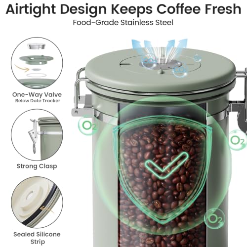 Coffee Canister with Window