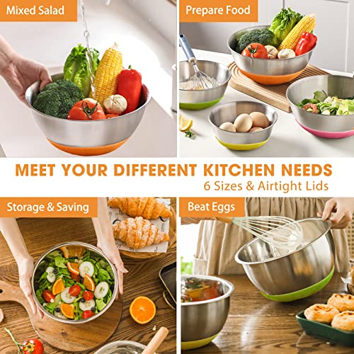 Mixing Bowls with Airtight Lids