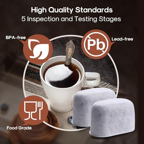 Coffee Machine Water Filter Compatible with Breville BWF100 (12 Count)