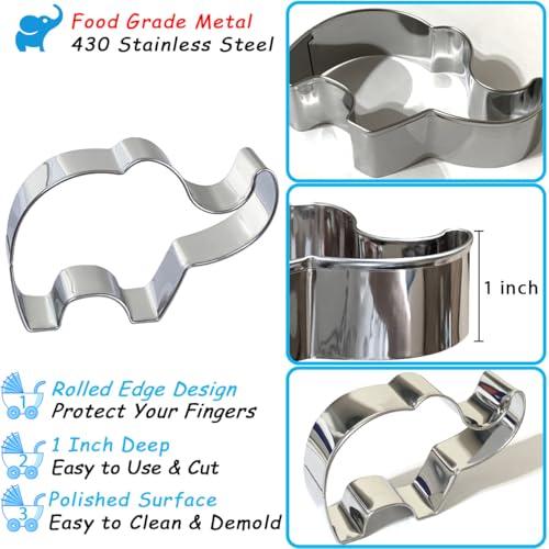 Baby Shower Cookie Cutters 8Pcs (8 Count)