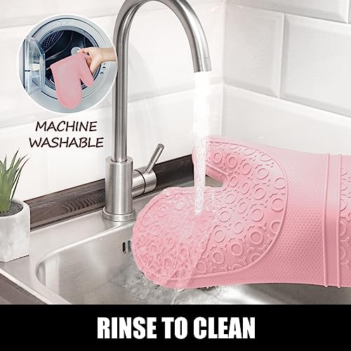 Silicone Oven Mitts and Pot Holders Sets