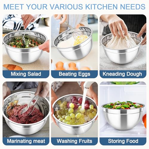 Mixing Bowls with Lids (8 Count)