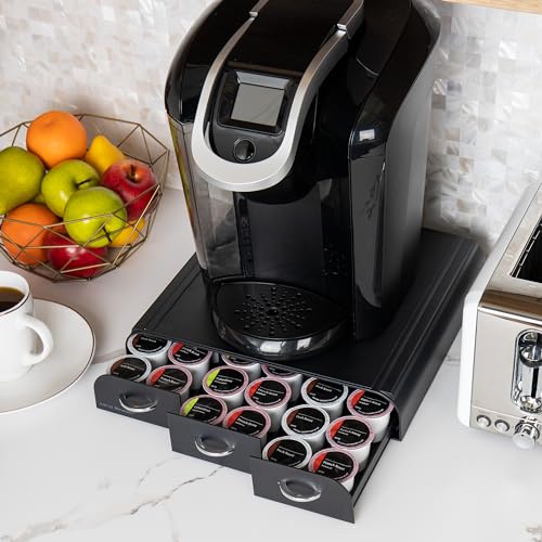Single Serve Coffee Pod Organizer with 3 Drawers