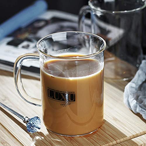 Glass Coffee Mugs (2 Count)