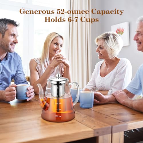 1500ml Glass Teapot