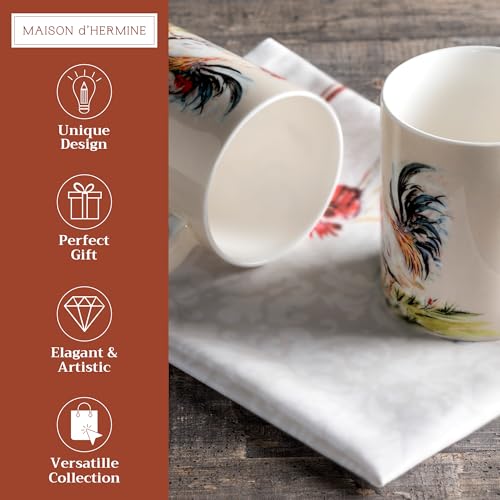 Coffee Mug with Handles Tea Cups (2 Count)