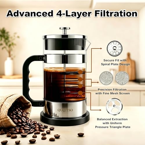 French Press Coffee Maker 34oz