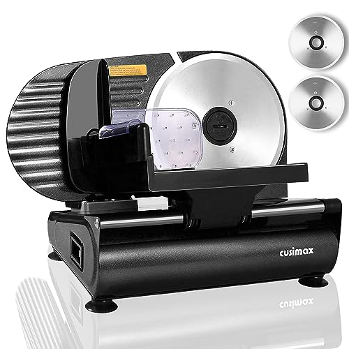 Meat Slicer CUSIMAX Electric Deli Meat Slicer for Home