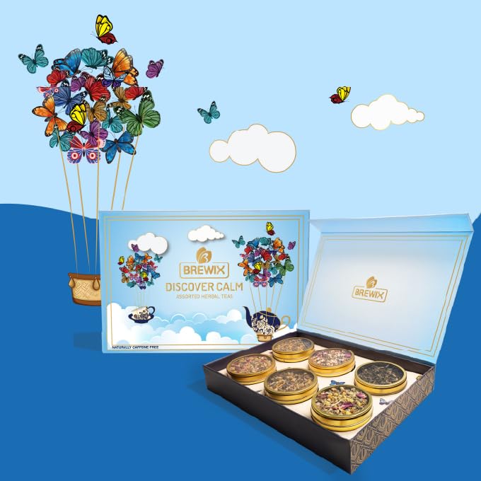 Discover Premium Herbal Tea Christmas Gift Box (3.53 Ounce)
