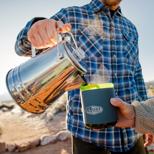 Percolator Coffee Pot I Glacier Stainless Steel Ultra (36 Count)