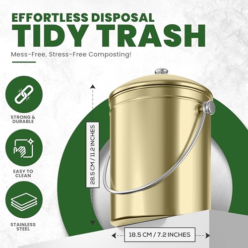 Countertop Compost Bin 1.3 Gallon