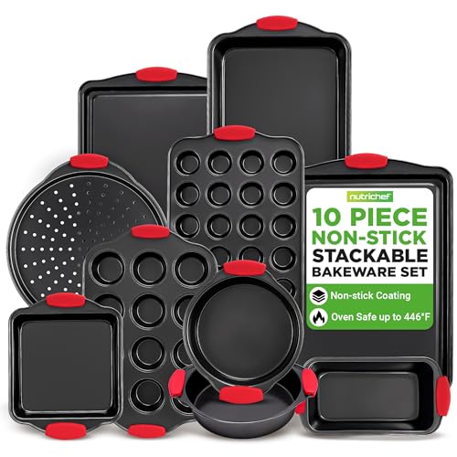 10 Piece Nonstick Kitchen Oven Baking Pans