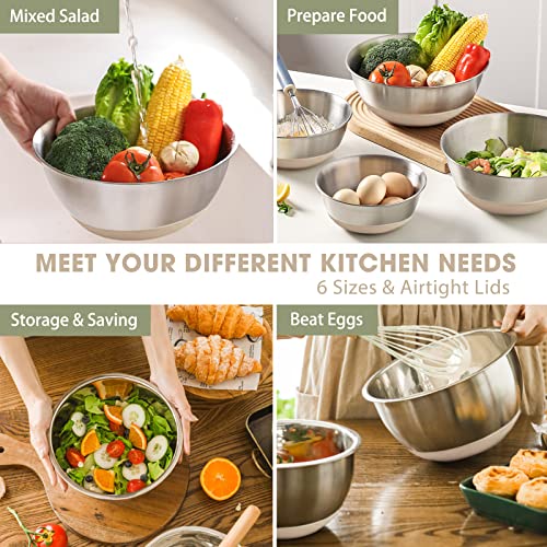 Mixing Bowls with Airtight Lids