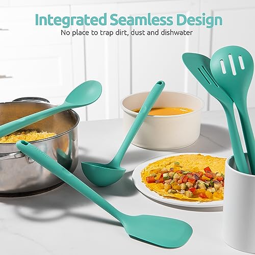 Silicone Kitchen Cooking Utensil Set of 5 (5 Count)