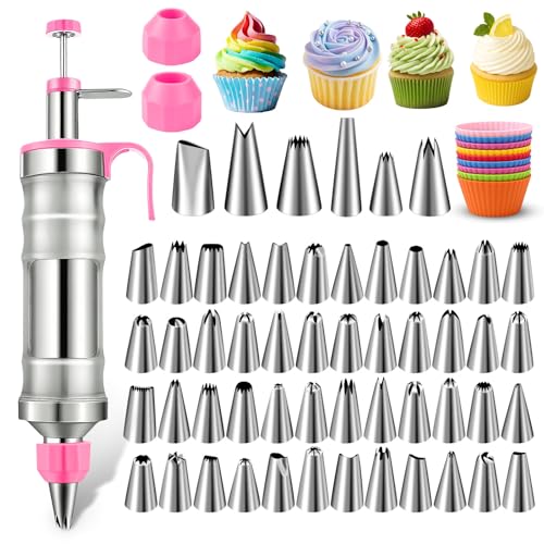 Dessert Decorating Syringe Set (66 Count)