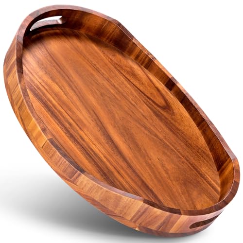 Wood Serving Tray with Handle