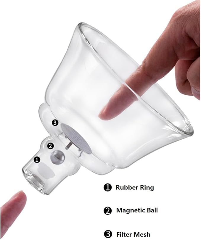 RORA Lazy Kungfu Glass Tea Set Semi Automatic Drip Rotating with Infuser Glass Teapot (Green Panda)