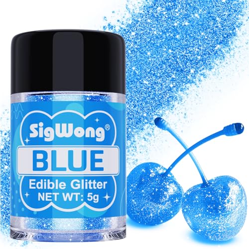 Blue Edible Glitter