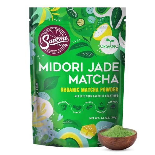 Organic Midori Jade Matcha Powder 3.5oz (3.5 Ounce)
