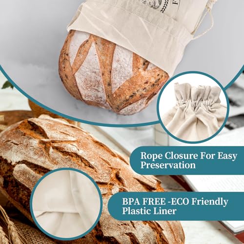 Reusable Bread Bags for Sourdough (2 Count)