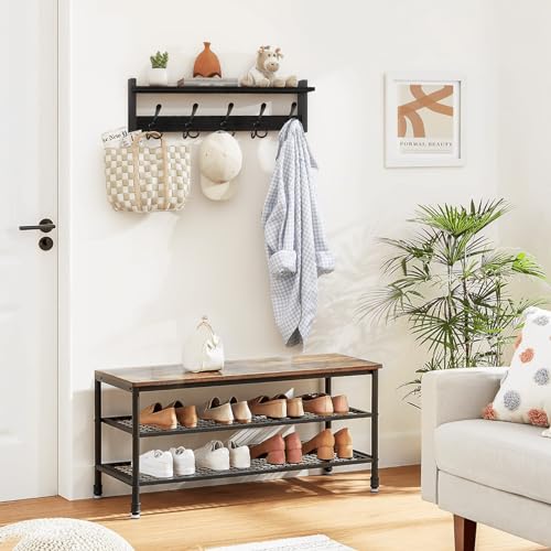Coat Rack with Shelf