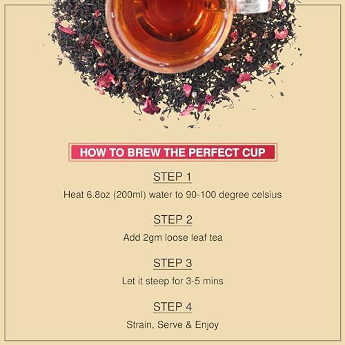Chocolate Rose Black Tea Loose Leaf (3.53 Ounce)