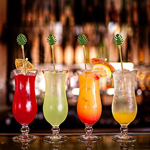 Palm leaf Drink Stirrer Sticks Stainless Steel Coffee Beverage Stirrers