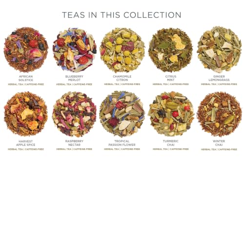 Tea Sampler 10 Pyramid Infuser Bags (10 Count)