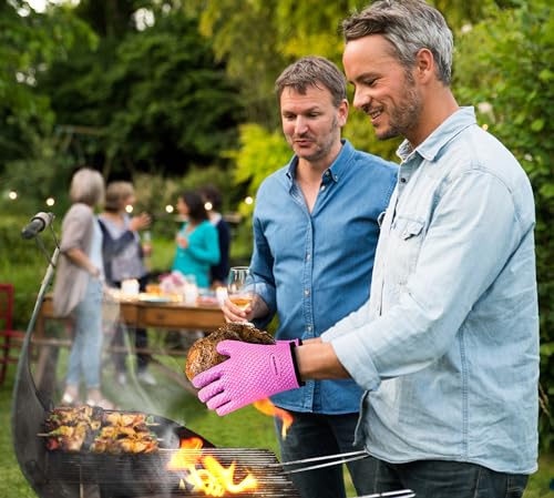 S Silicone Smoker BBQ Gloves (2 Count)
