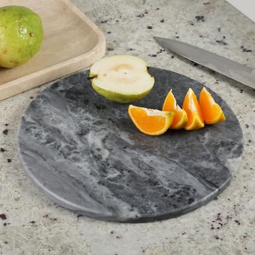 Brazilian Round Marble Cutting Board for Kitchen