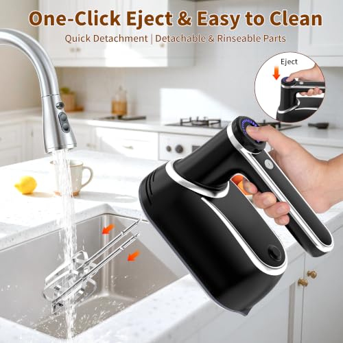 Cordless Hand Mixer Electric (6 Count)