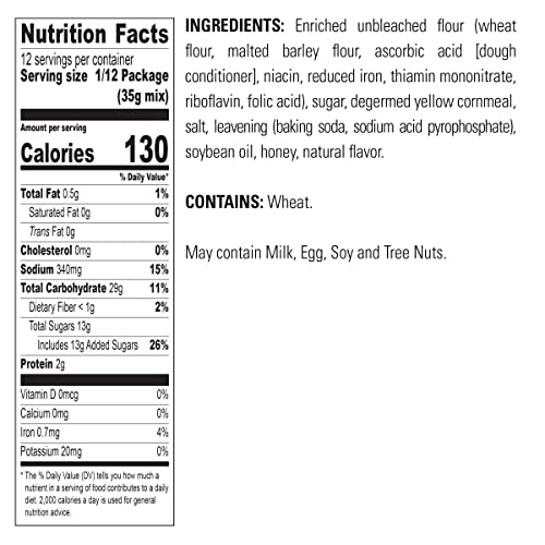 Honey Cornbread and Muffin Mix (120 Ounce)