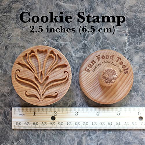 Flower Deco Cookie Stamp CS