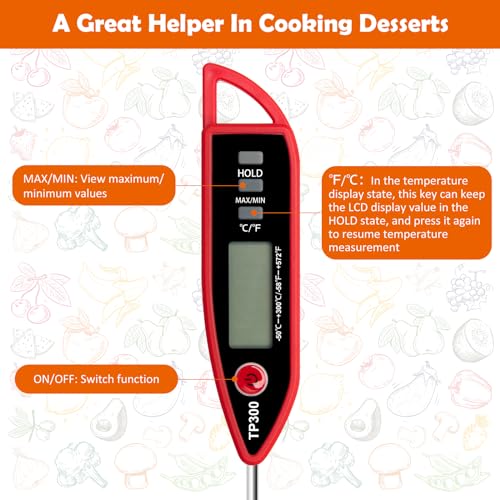2+1Pcs Thermometer Pot Clip Holder
