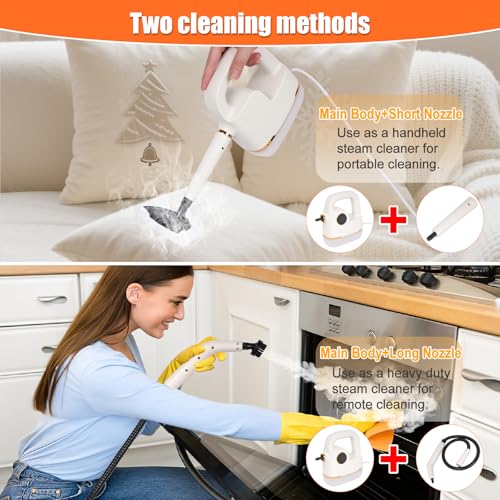 STEAM CLEANER Handheld [One Click Clean] Steamer for Cleaning