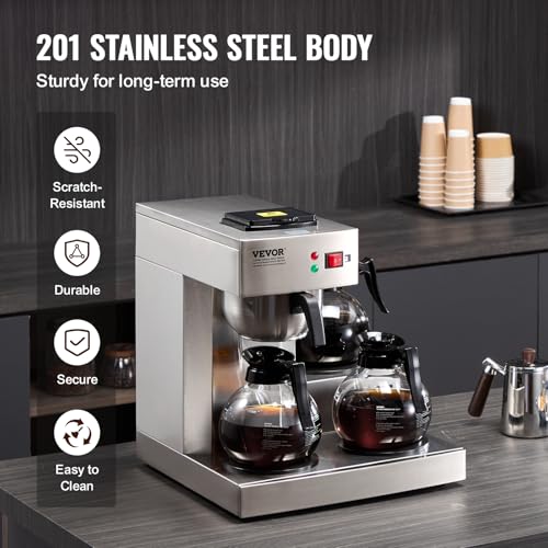 12 Cups Commercial Drip Coffee Maker