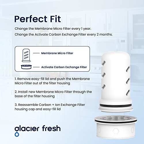 Water Filter Compatible with LifeStraw Pitcher
