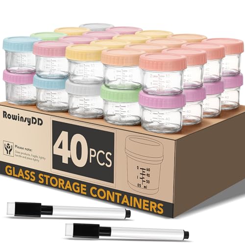 40 Pack Baby Food Containers (40 Count)